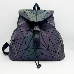 🍭 Reflective Geometry Large Fashion Backpack